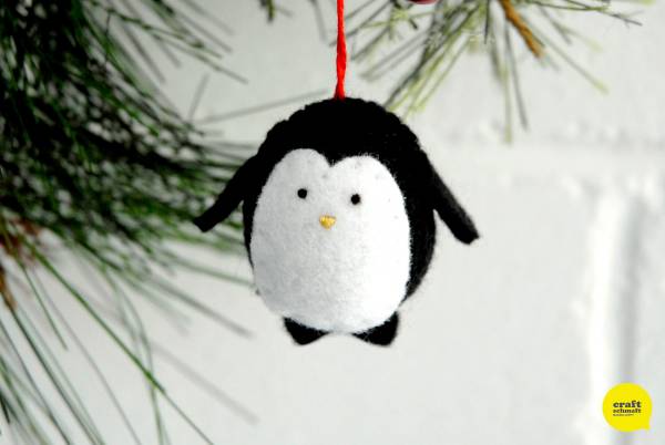 un pingouin pour decorer votre sapin