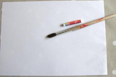 Peinture avec des crayons blancs - Cabane à idées