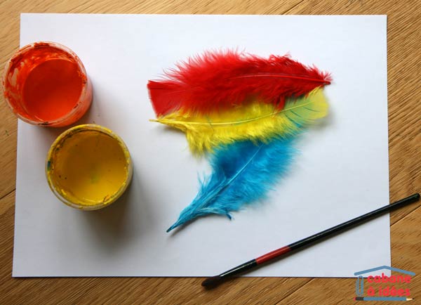 perroquet-peinture-materiel
