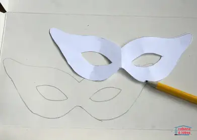 Loups, masques de carnaval - Les Lutins Créatifs, bricolage pour enfants.