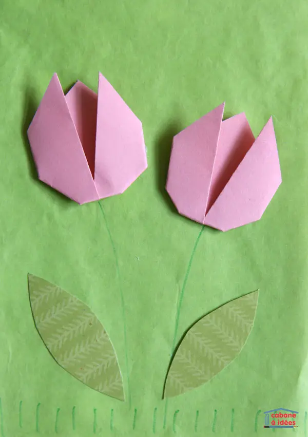 carte-origami-tulipe