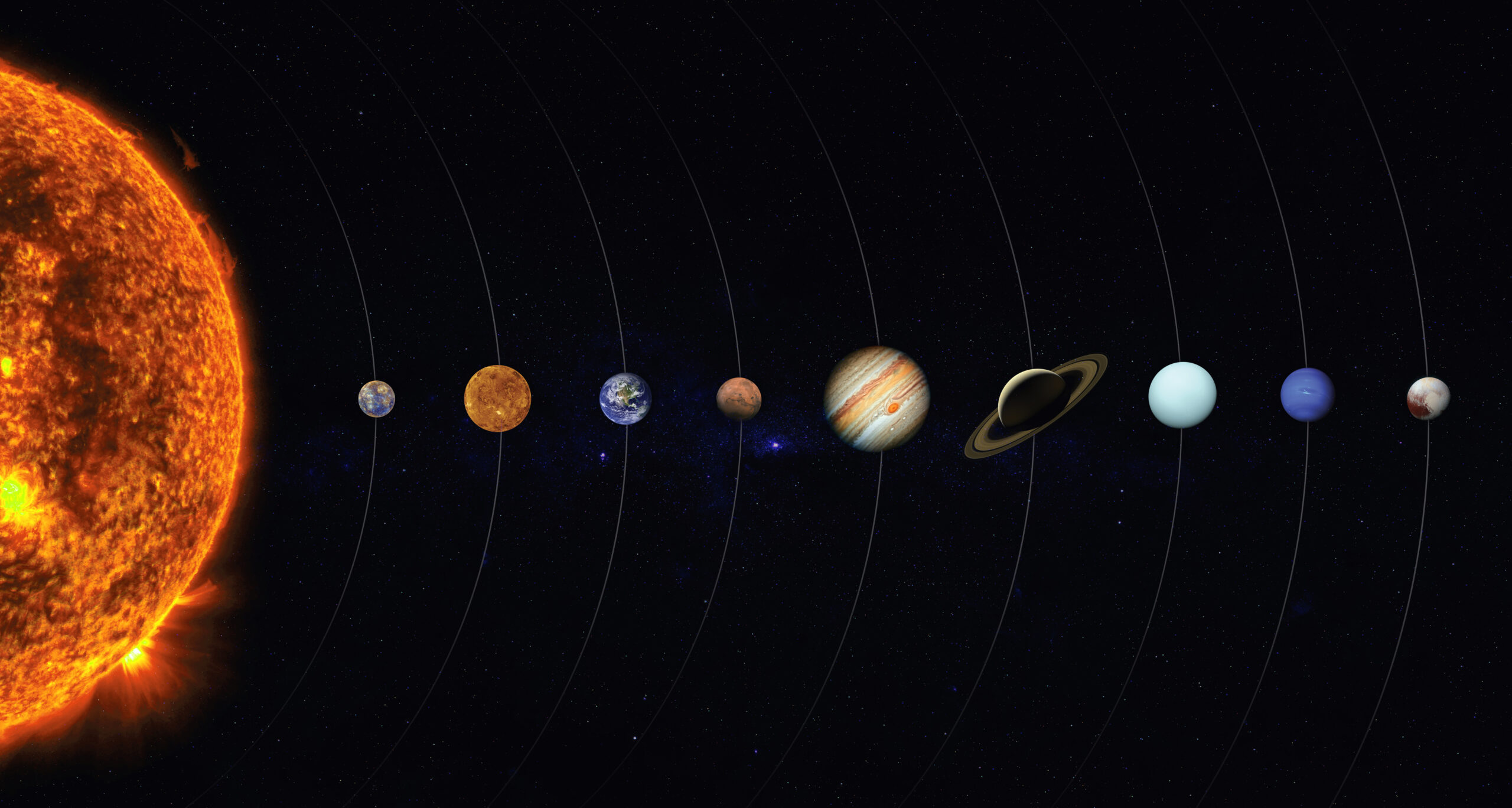 Schéma du système solaire